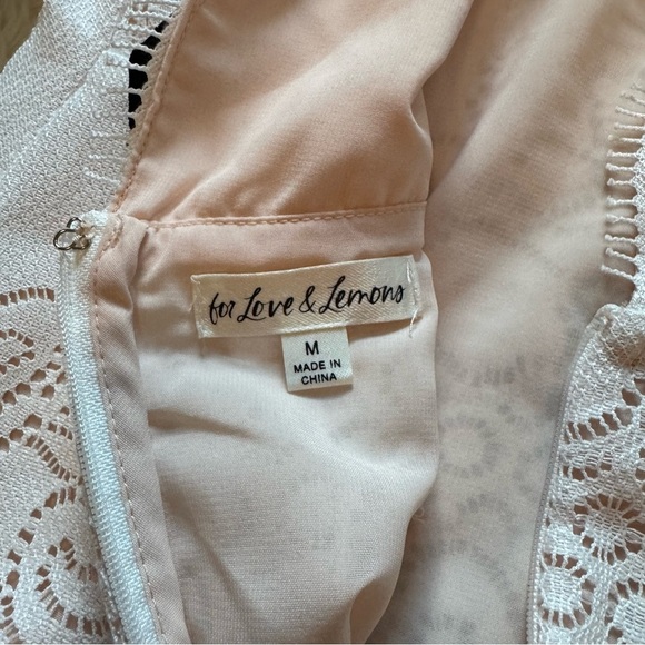 For Love & Lemons Araceli Mini Dress - Size Medium - Picture 9 of 10